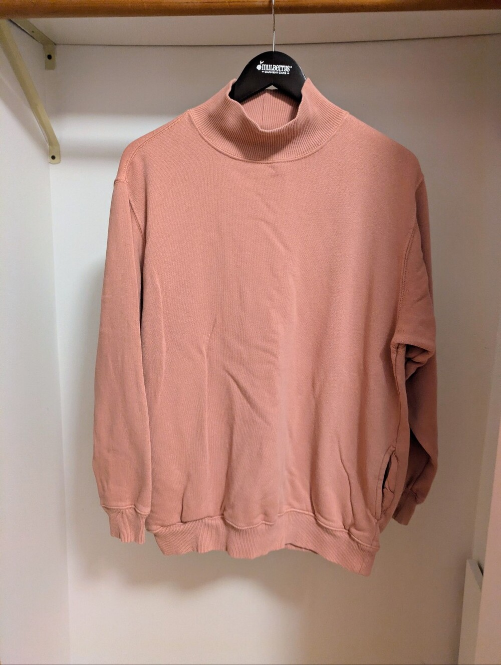 Aerie CozyUp Oversized mock neck sweatshirt Pink Size xs